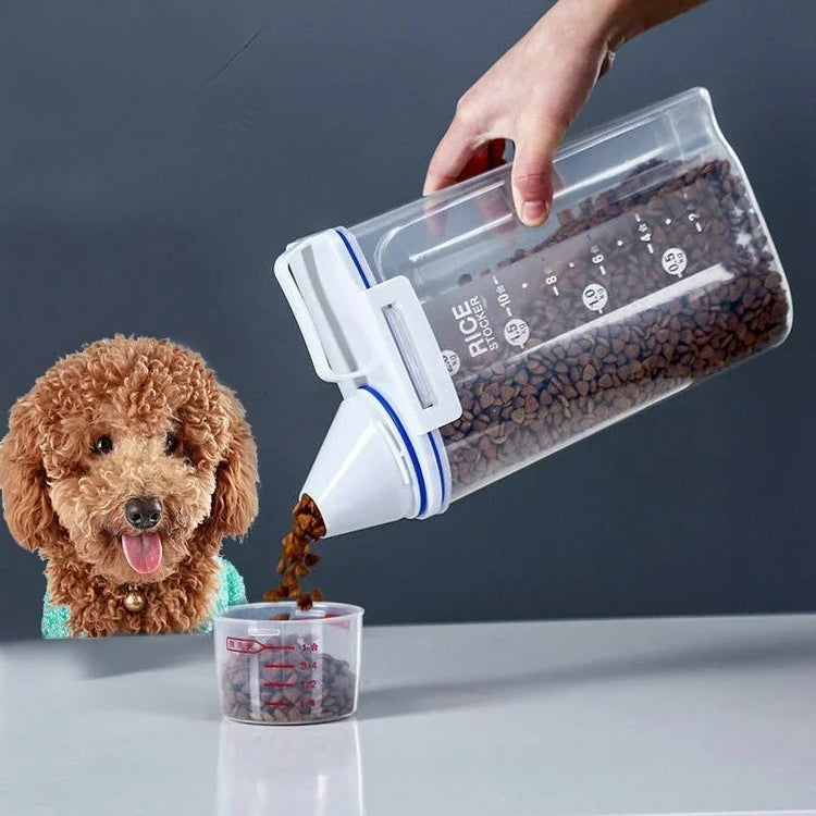 Dog food storage containers