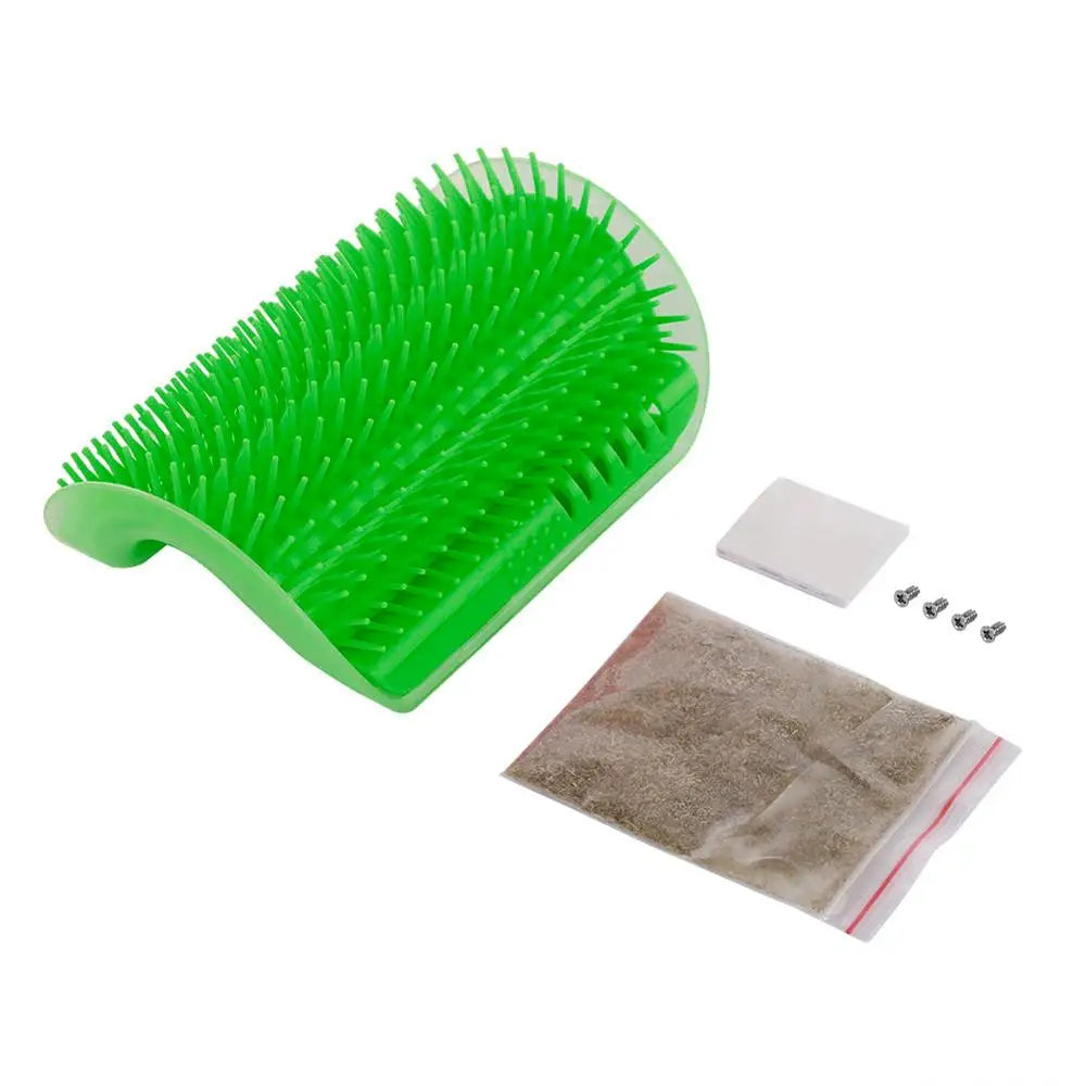 Self-Grooming Corner Brush for Cats with Tickling Comb™