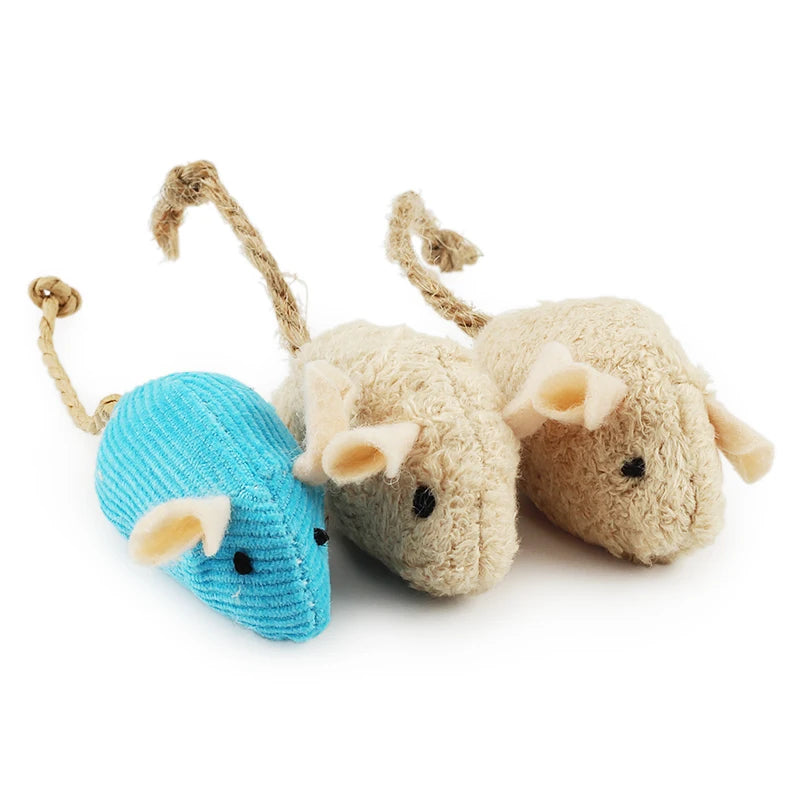 Mix Pet Toy – Catnip Plush Mice for Kittens™