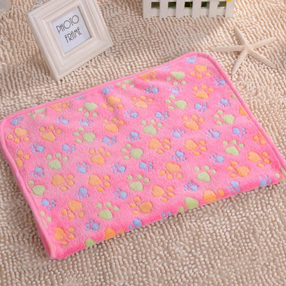 Cute warm pet bed mat – handcrafted fleece blanket for small, medium & large dogs™