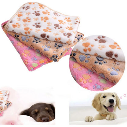 Cute warm pet bed mat – handcrafted fleece blanket for small, medium & large dogs™