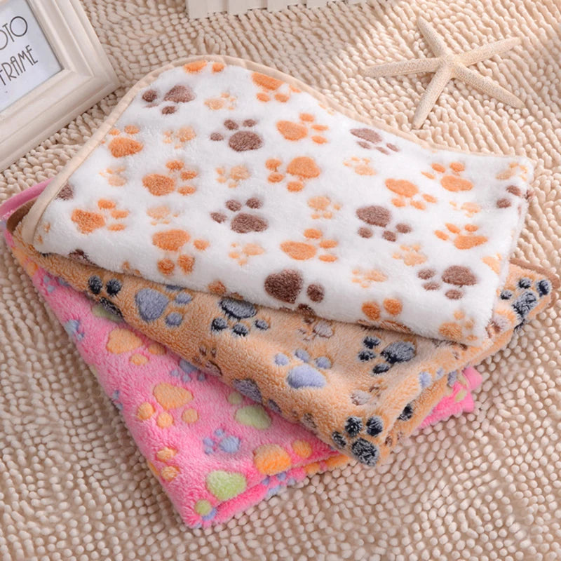 Cute warm pet bed mat – handcrafted fleece blanket for small, medium & large dogs™