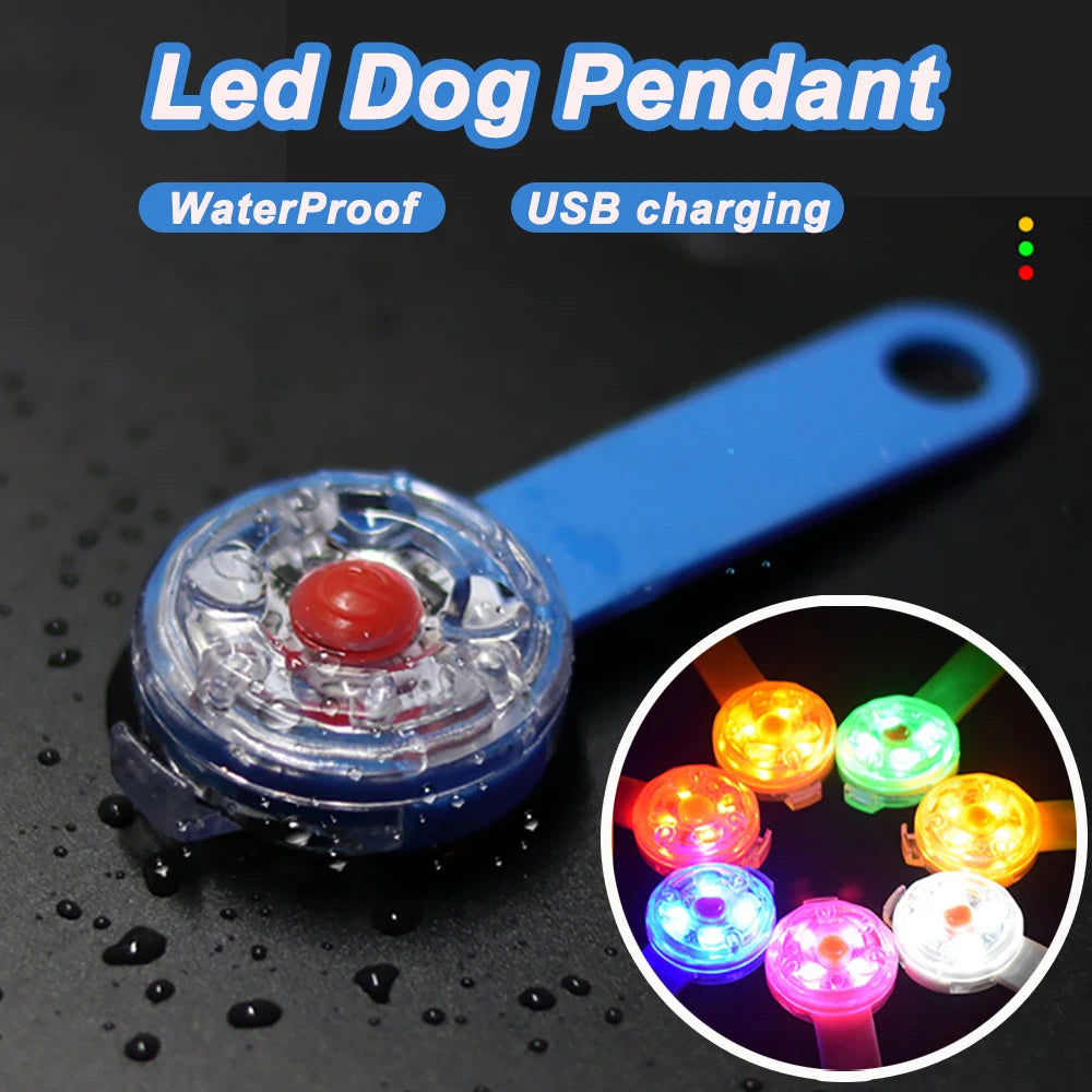 LED pet collar – luminous safety pendant, waterproof flashing harness™