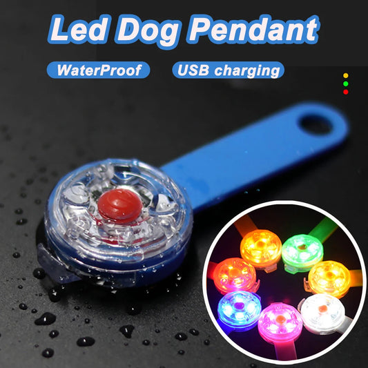 LED pet collar – luminous safety pendant, waterproof flashing harness™