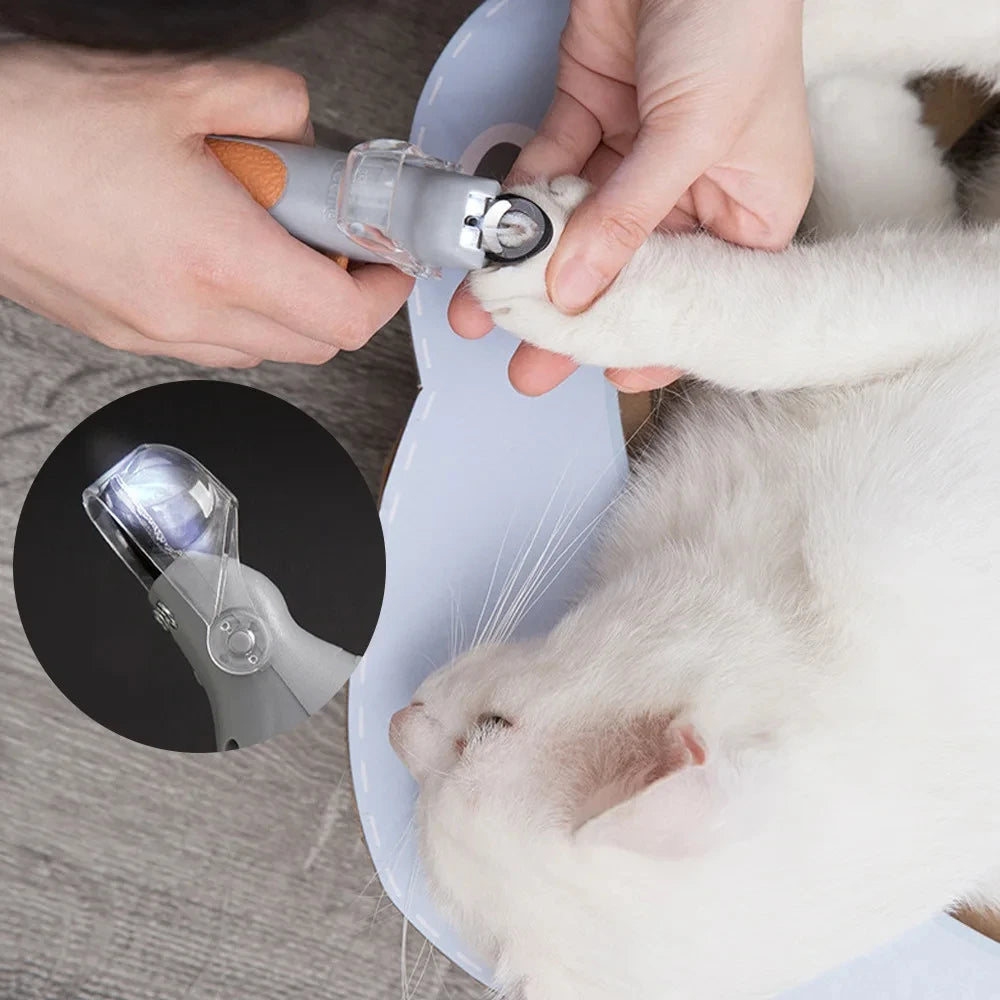 Professional pet nail clipper – LED light cat & dog nail scissors, toe/claw cutter™