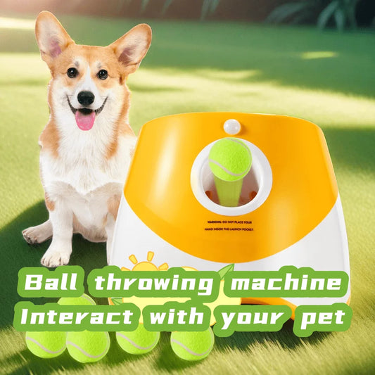 Automatischer Hundewurfgerät – Tenniswurfmaschine mit USB-Ladung für interaktives Spiel™