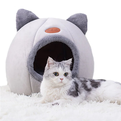 Perfect Winter Bed for Cats and Dogs: Cozy Cave for Ultimate Comfort™