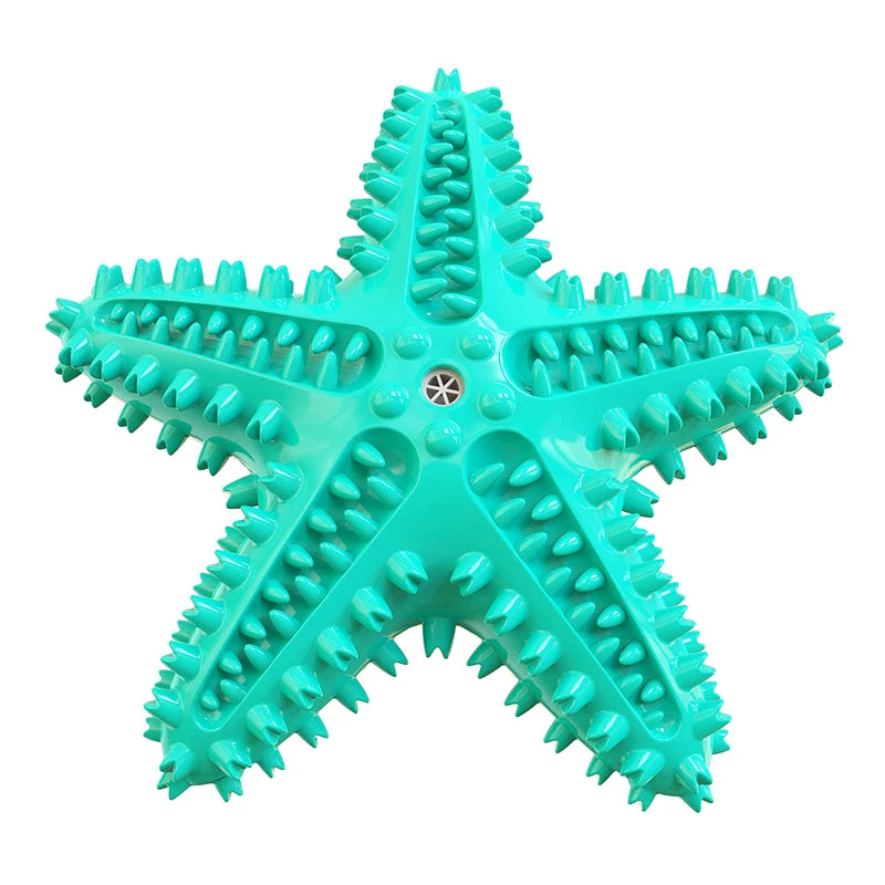 Dog toys – starfish-shaped squeaky chew for training & dental care, ideal for large dogs™