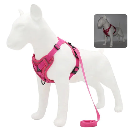 Reflective pet harness – adjustable training vest & leash for small dogs, chihuahua, yorkie™