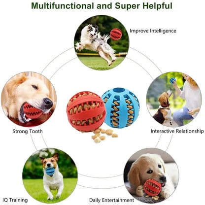 Dog Toy Ball Food Dispenser Chew Toy for Teeth Cleaning™