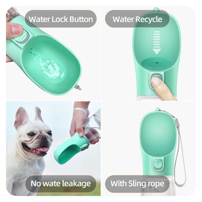 Hundewasserflasche – auslaufsicherer Futterspender für unterwegs für Hunde & Katzen, ideal für Welpen, Chihuahuas & Labradore™