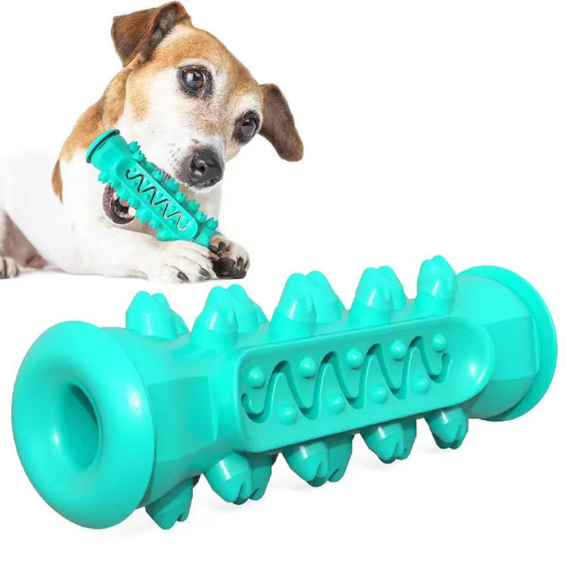 Rubber dog toothbrush toy – safe chew for dental care & teeth cleaning™