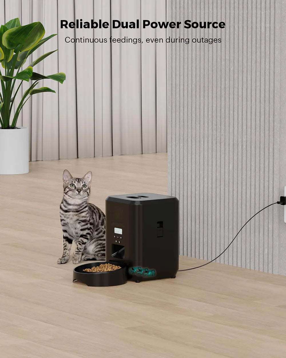 Smart Pet Feeder - Mobile-Controlled Timed Dispenser™