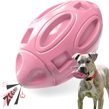 Durable squeaky dog toys – rubber chew ball for aggressive chewers, medium & large breeds™