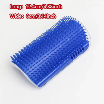 Self-Grooming Corner Brush for Cats with Tickling Comb™