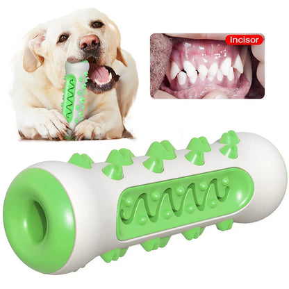 Rubber dog toothbrush toy – safe chew for dental care & teeth cleaning™