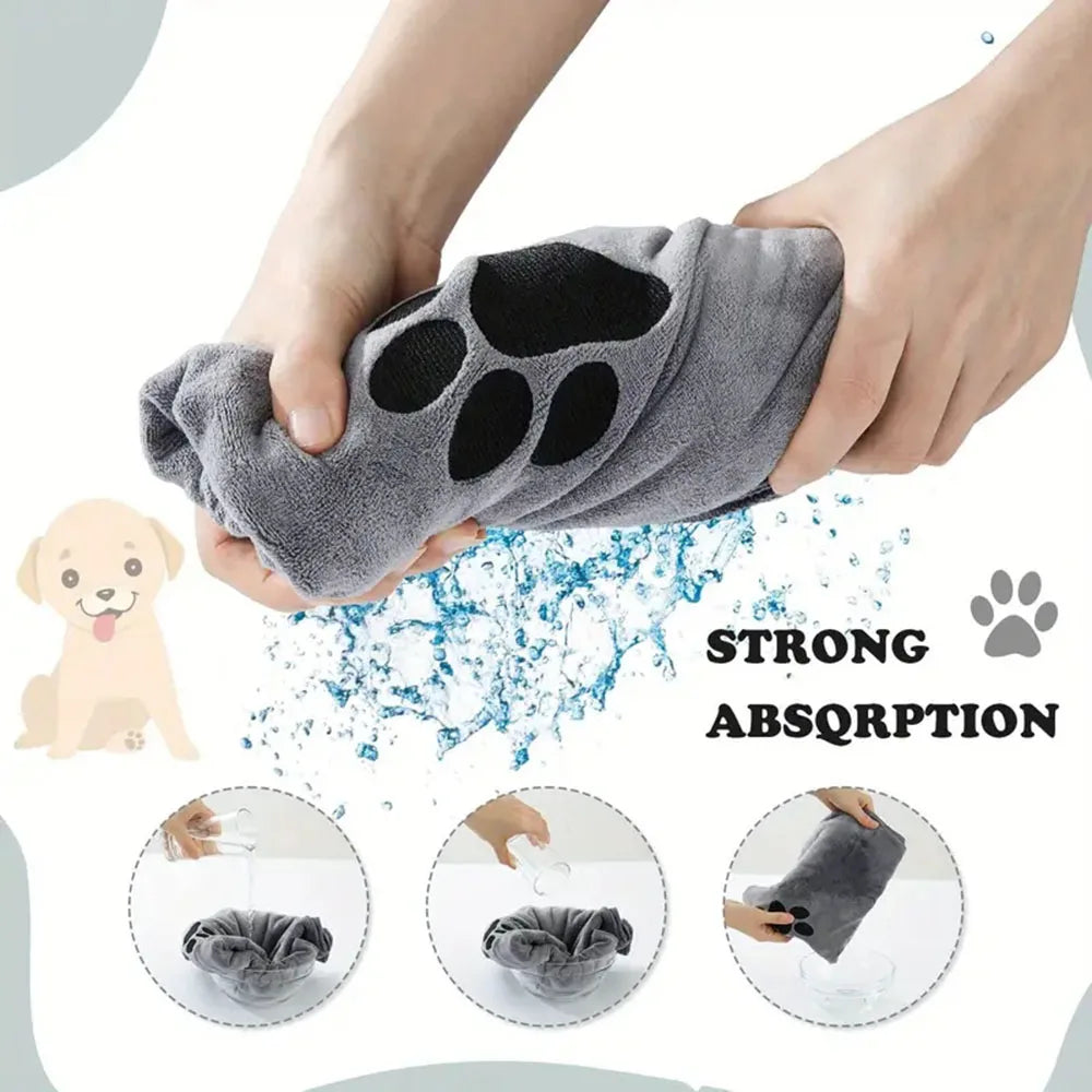 Microfiber bath blanket – super soft, absorbent & quick-drying for dog & cat grooming™