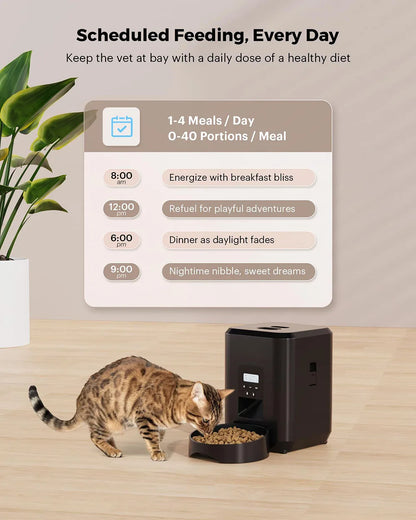 Smart Pet Feeder - Mobile-Controlled Timed Dispenser™