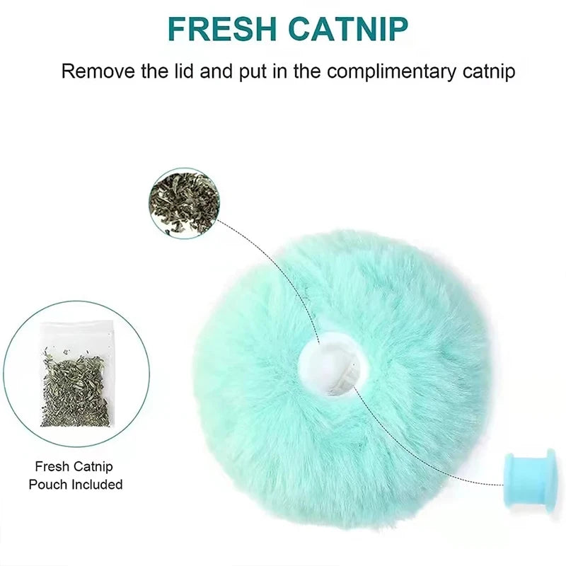 Smart Interactive Cat Toy - Plush Electric Ball mit Catnip & Soundeffekt ™