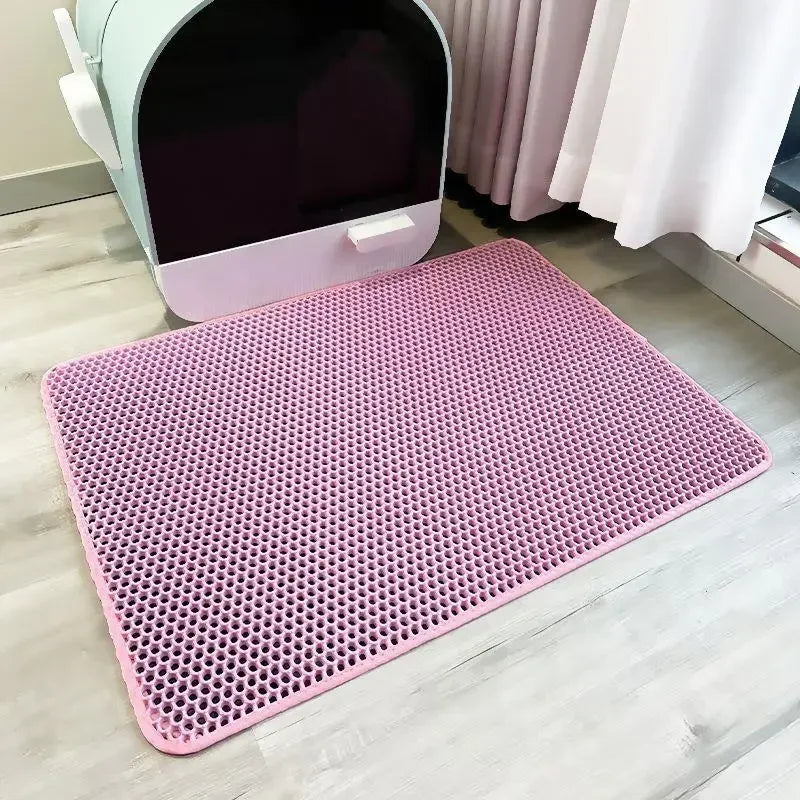 Waterproof Double-Layer Cat Litter Mat - Non-Slip & Washable™