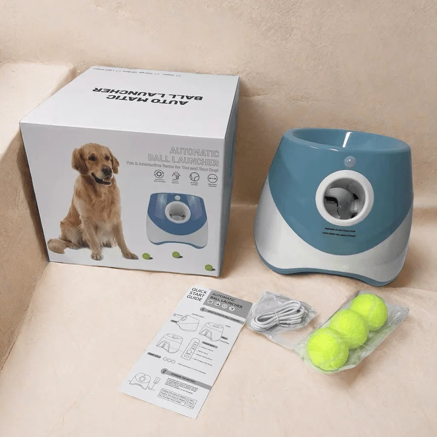 Automatischer Hundewurfgerät – Tenniswurfmaschine mit USB-Ladung für interaktives Spiel™