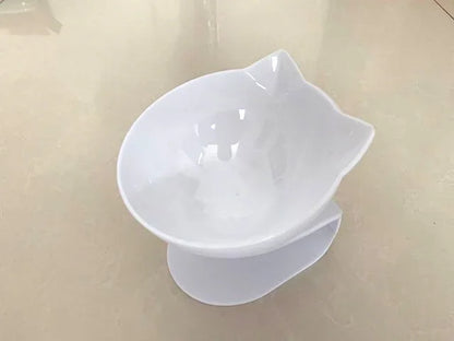 Non-Slip Double Pet Bowl with Stand - Ideal for Cats™