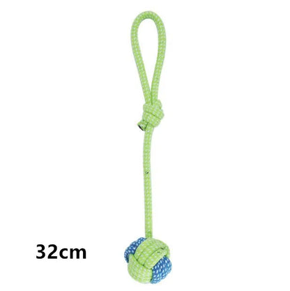 Pet dog toys – interactive cotton rope & chew ball for small & large dogs™