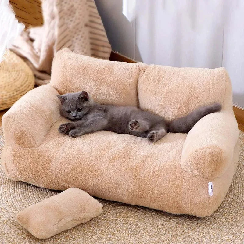 Luxury Plush Pet Bed - Warm Nest for Cats & Small Dogs™