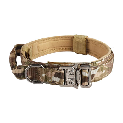 Tactical dog collar – breathable nylon with metal buckle for medium & large dogs™