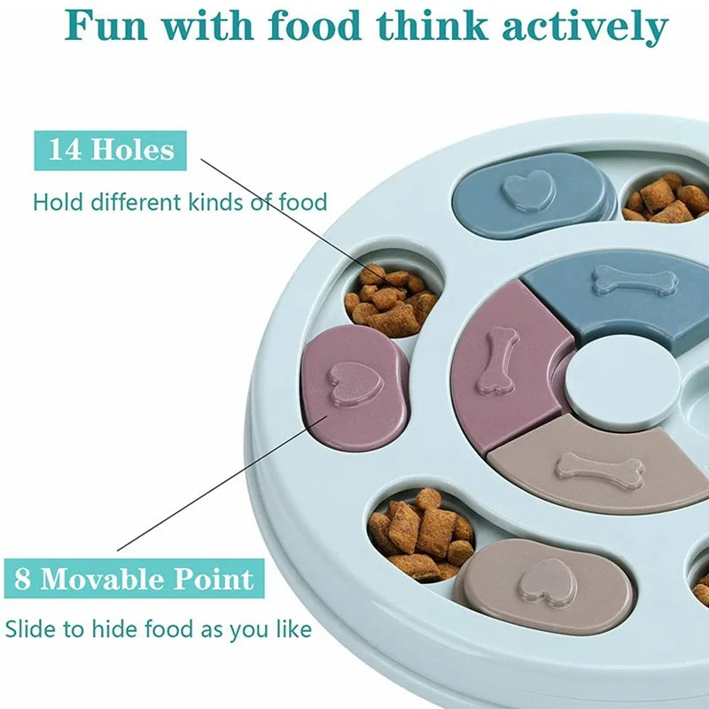 Dog food hiding bowl – slow feeder & interactive training toy to relieve boredom™