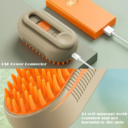 Electric Pet Grooming Brush - Cleaner, Massage & Hair Removal™