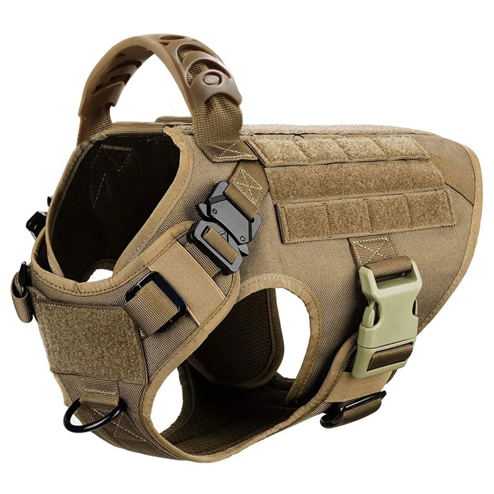 Military dog harness – tactical vest & leash set for large dogs, german shepherd, malinois™