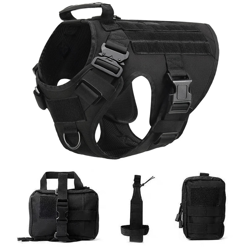 K9 tactical dog harness – military vest & leash set for german shepherds™