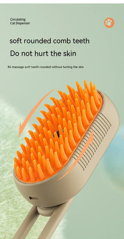 Electric Pet Grooming Brush - Cleaner, Massage & Hair Removal™