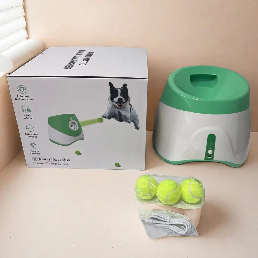 Automatic dog launcher – tennis throwing machine with USB charging for fun interactive play™