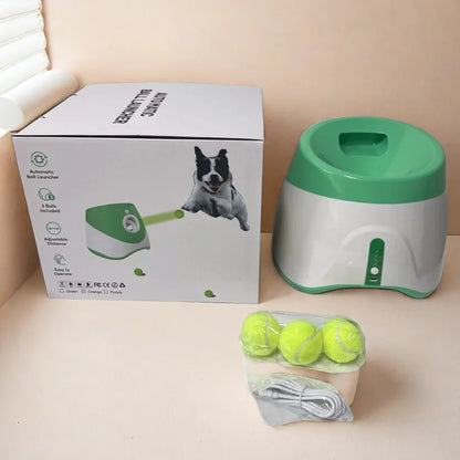 Automatischer Hundewurfgerät – Tenniswurfmaschine mit USB-Ladung für interaktives Spiel™