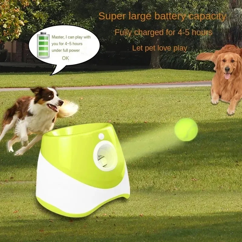 Automatischer Hundewurfgerät – Tenniswurfmaschine mit USB-Ladung für interaktives Spiel™