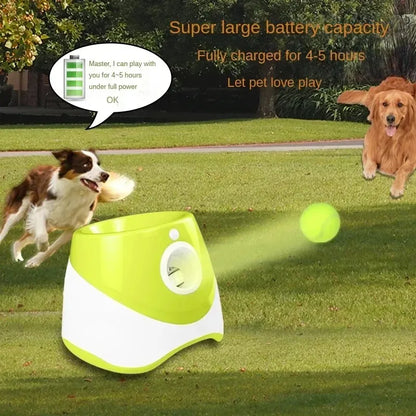 Automatic dog launcher – tennis throwing machine with USB charging for fun interactive play™