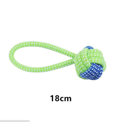 Pet dog toys – interactive cotton rope & chew ball for small & large dogs™