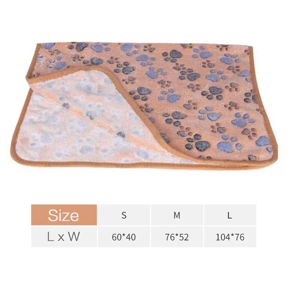 Soft & Fluffy Pet Blanket - Warm Cartoon Mat for Cats and Dogs™