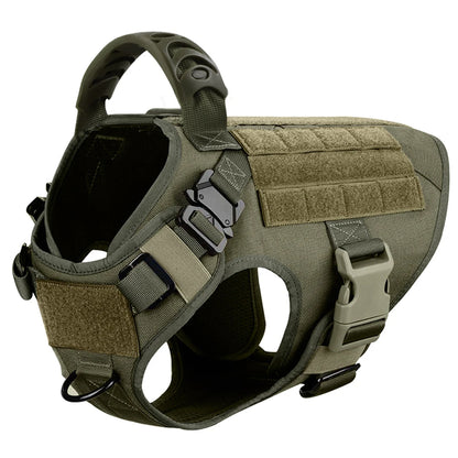 Military dog harness – tactical vest & leash set for large dogs, german shepherd, malinois™