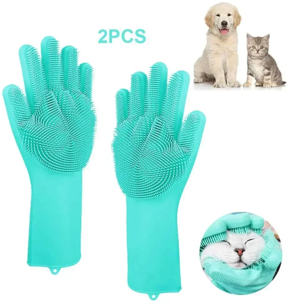 Pet Grooming & Hair Removal Silicone Glove™