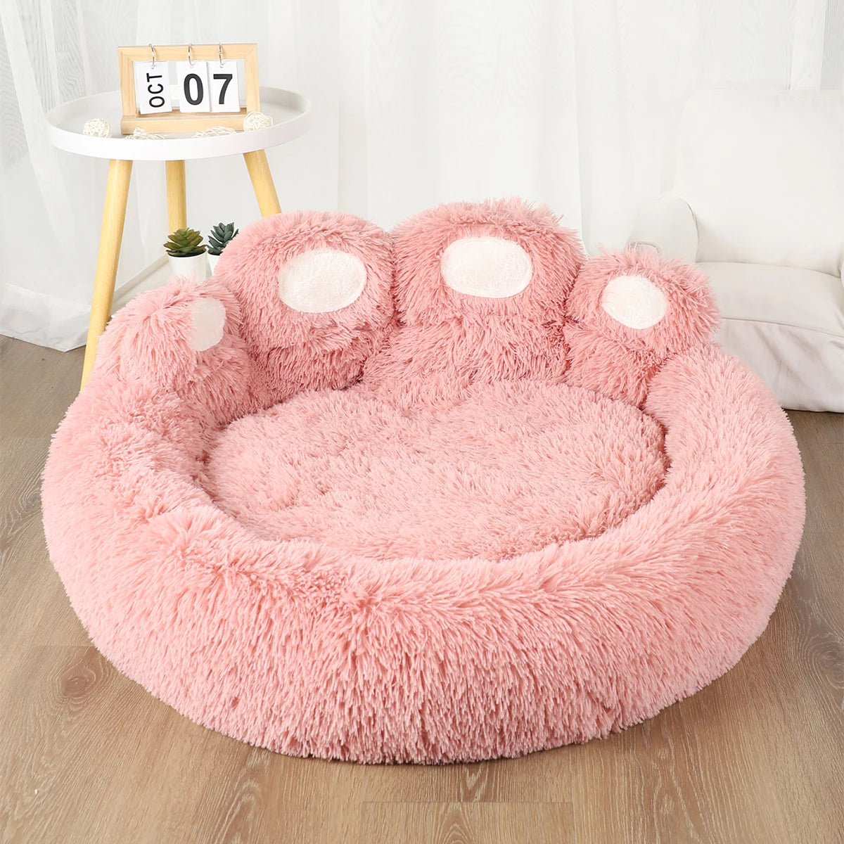 Fluffiges Hundebett – gemütlicher Sofakorb mit Decke für Hunde & Katzen™