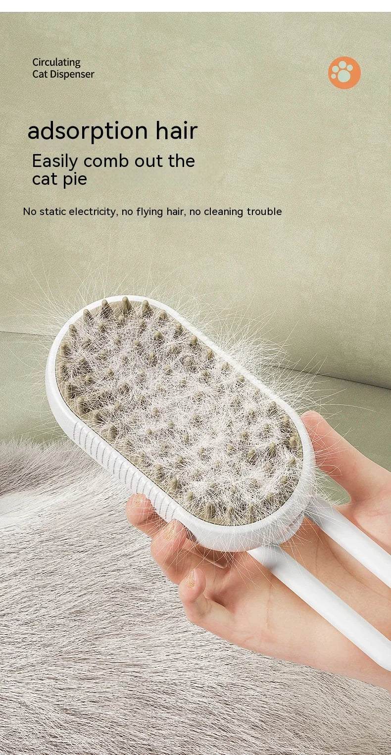 Electric Pet Grooming Brush - Cleaner, Massage & Hair Removal™