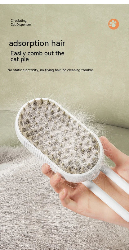 Electric Pet Grooming Brush - Cleaner, Massage & Hair Removal™