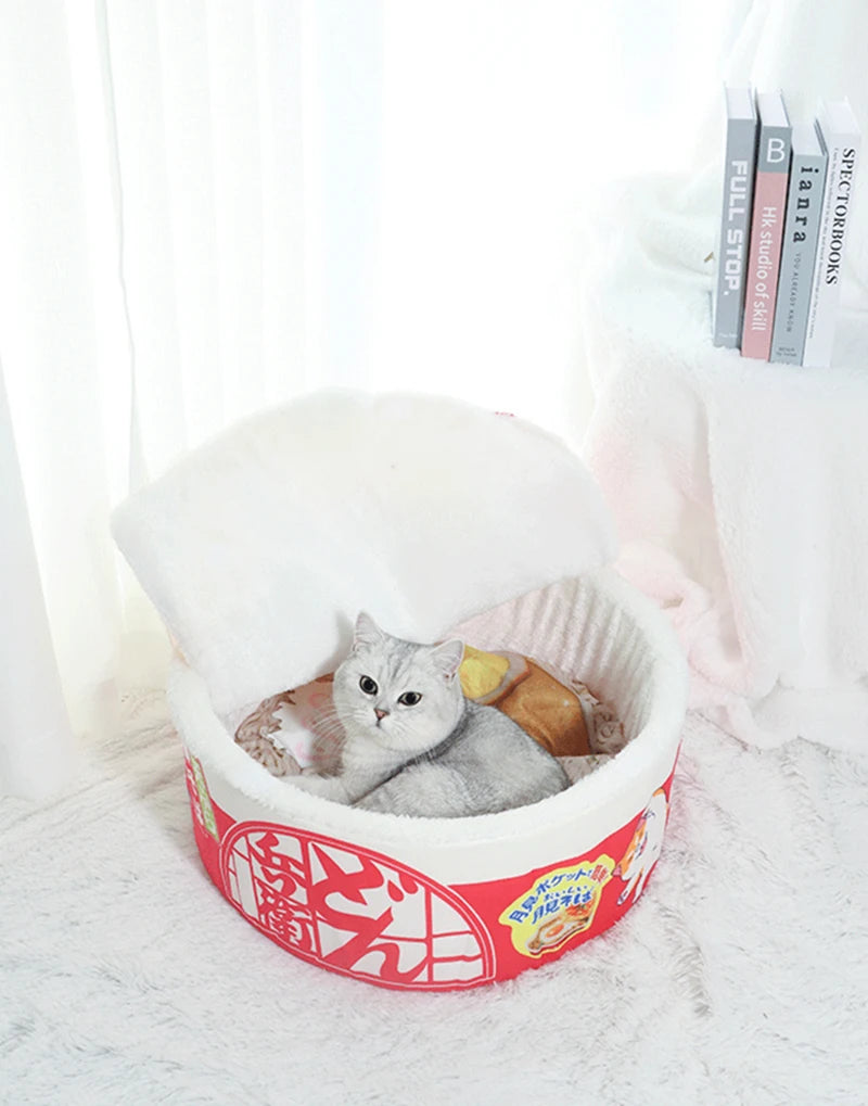 Luxury Noodle-Style Fleece Bed - Cozy & Detachable™