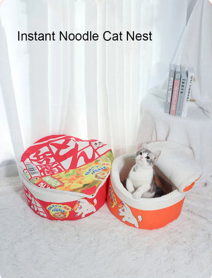 Luxury Noodle-Style Fleece Bed - Cozy & Detachable™