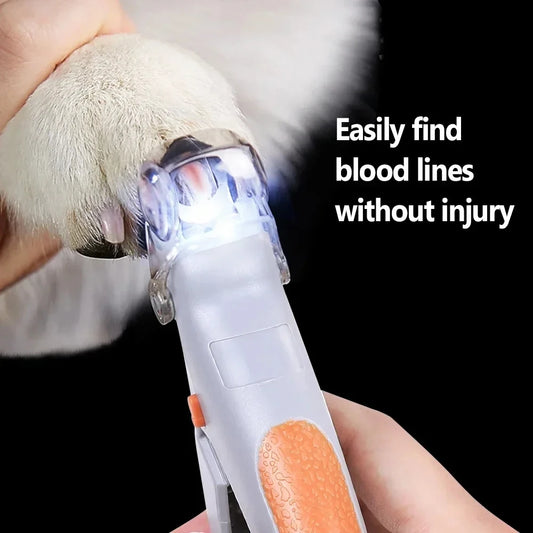 Professional pet nail clipper – LED light cat & dog nail scissors, toe/claw cutter™