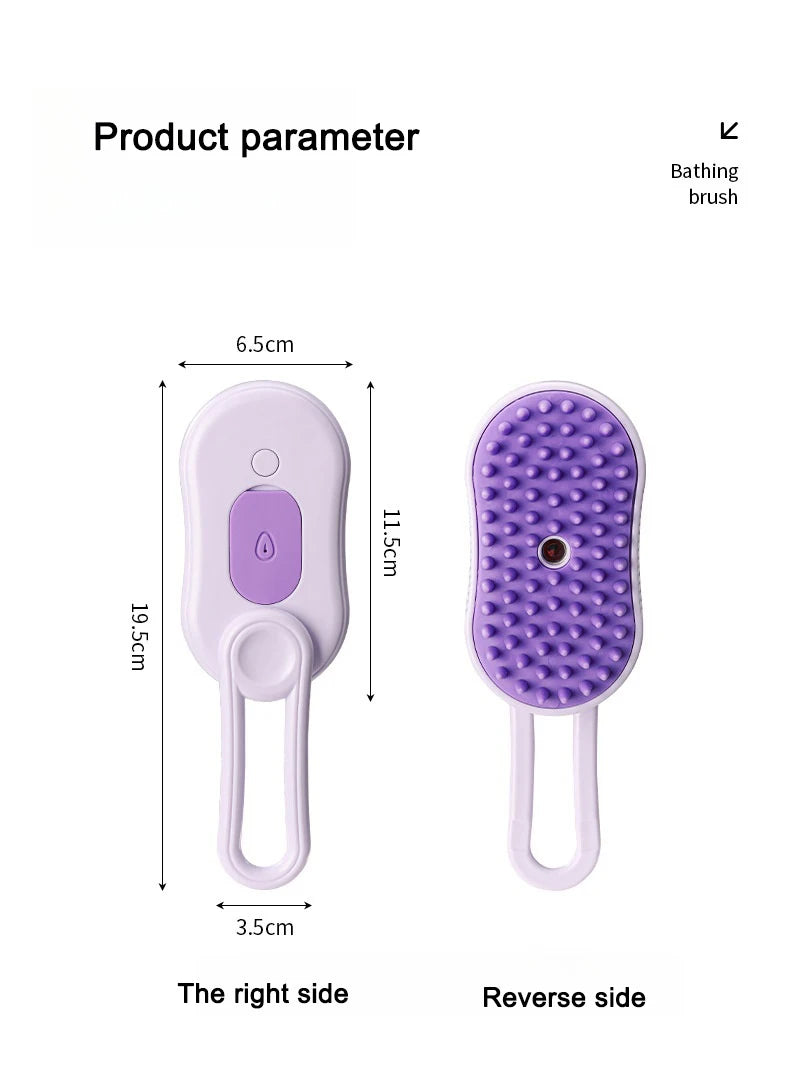 Electric Pet Grooming Brush - Cleaner, Massage & Hair Removal™