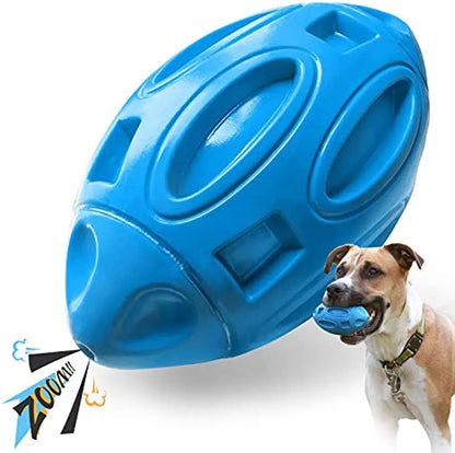 Durable squeaky dog toys – rubber chew ball for aggressive chewers, medium & large breeds™